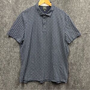 A|X Armani Exchange Men's Regular-Fit Logo-Print Polo Shirt Size Large